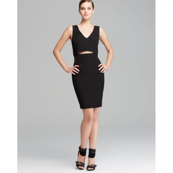 French Connection Dresses & Skirts - French Connection Glamour Stretch Black Dress